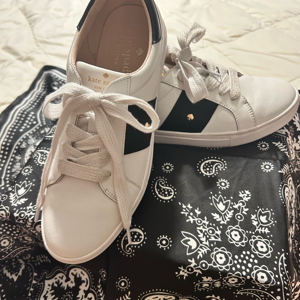 Kate Spade Black and White Sneakers